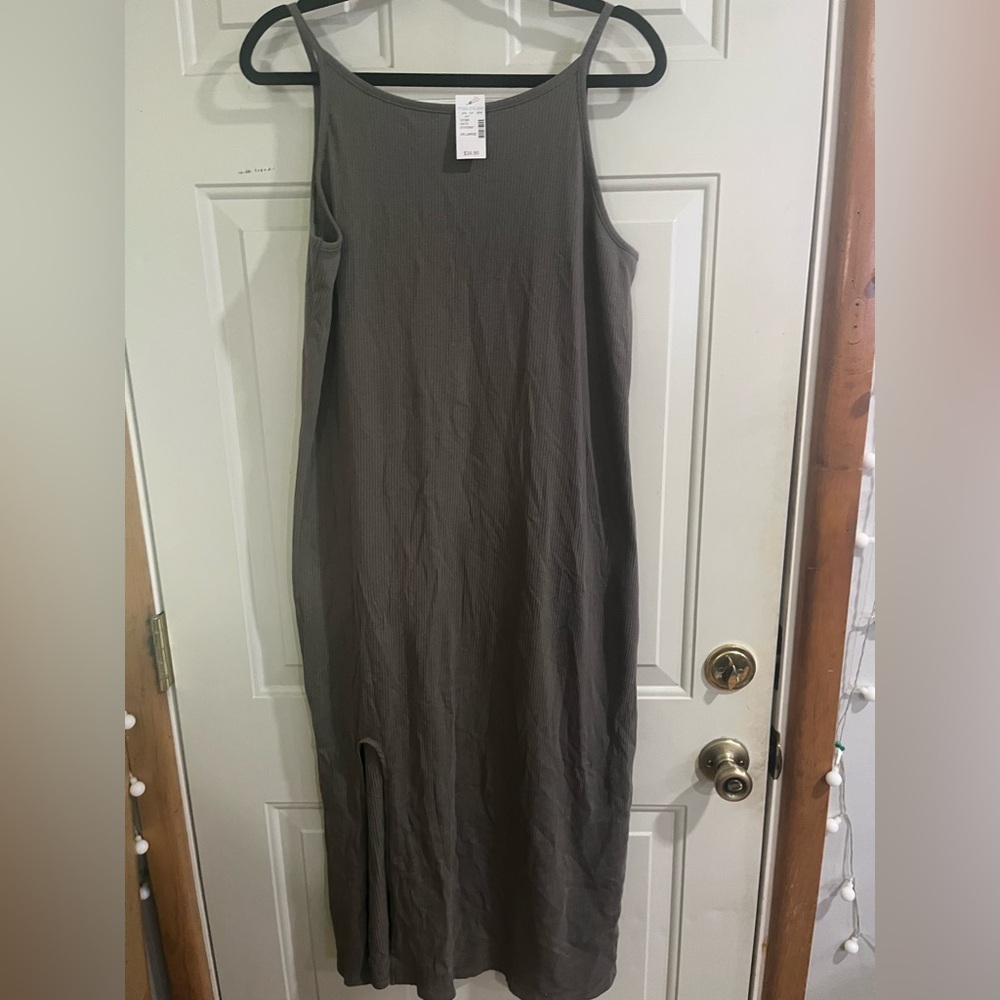 Maurices 24/7 Solid Ribbed Bodycon Midi
Dress